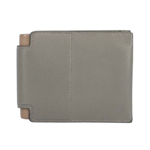 Hermes Open 24 Compact Bifold Wallet Chevre Men's HERMES